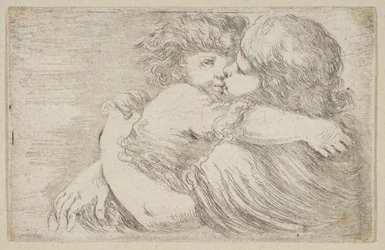 Dwoje dzieci w objęciach, ca. 1662.