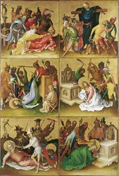 Męczeństwo Apostołów. Prawy panel