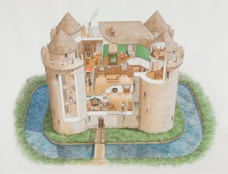 Zamek Nunney, Somerset, 2006