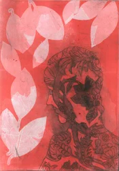Cast II, 2015 (monoprint na papierze)