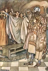 „Potężny okrzyk uniesienia podniósł się od Ulstermenów”, ok. 1910.