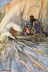 „Zabierz nas szybko, Łódko Mananana, do Ogrodu Hesperyd”, ok. 1910.
