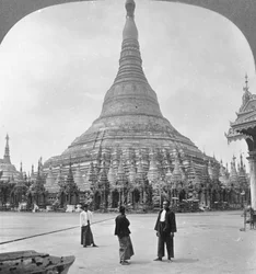 Pagoda Shwedagon, Rangun, Birma, 1908