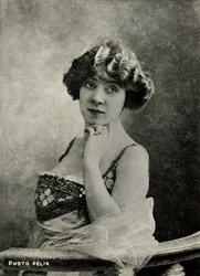 Portret francuskiej artystki Amelie Dieterle ( 1871