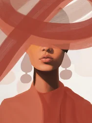 Nowoczesny, elegancki portret