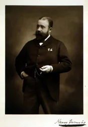 Harry Furniss (1854-1925), ilustrator i karykaturzysta, fotografia portretowa (zdjęcie czarno-białe)
