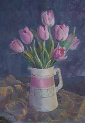 Różowe tulipany, 2015