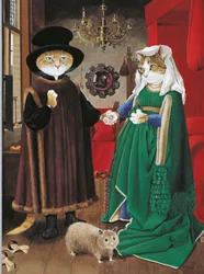 Ilustracja z Cats Galore! A Compendium of Cultured Cats (wyd. 2015)