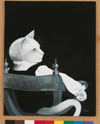 Ilustracja z Cats Galore! A Compendium of Cultured Cats (wyd. 2015)