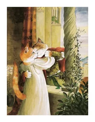 Ilustracja z Shakespeare Cats: Poster Book (wyd. 2016)