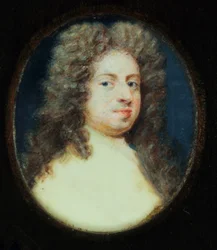 Sir Godfrey Kneller (akwarela na kości słoniowej)