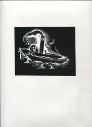 Thames Boat (druk blokowy linii)