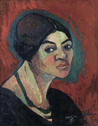 "Autoportret" (Autoportret) Obraz Suzanne Valadon (1865-1938) ok. 1916 Ze zbiorów prywatnych
