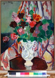 „Waza tulipanów” (waza z tulipanami) Obraz Suzanne Valadon (1865-1938)