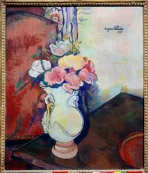 Wazon kwiatów. Obraz Suzanne Valadon (1865-1938)