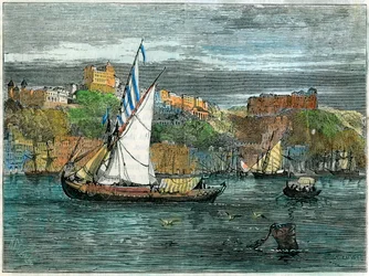 Widok na Porto, Portugalia, ok. 1880 r.