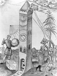 Ilustracja z Sebastiana Munstersa Rudimenta Mathematica, 1551