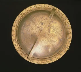 Zegar planetarny z emaliowanym kalendarzem zodiaku i globusem ziemskim, ks. Ducomun, dit Boudry, ok. 1800