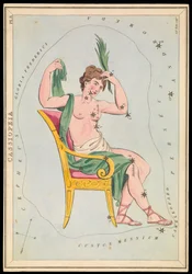 Kasjopeja, ok. 1825 r. (karta, papier, bibułka)