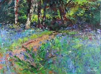Woodland Wander, 2021 (olej na płótnie)