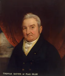 Thomas Davies z Plas Draw (olej na płótnie)