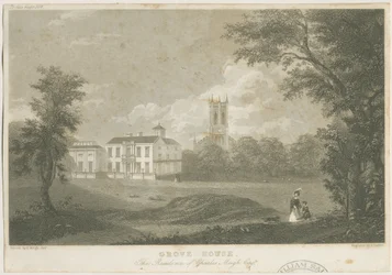 Shelton - Grove House: grawerowanie, bd [ok. 1843]