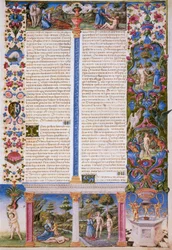 Księga Rodzaju, I tom Biblii Borso d