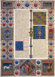 Księga Zachariasza, z tomu II Biblii Borso d