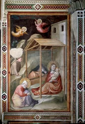 Życie Dziewicy: Narodzenia (fresk, c.1327)