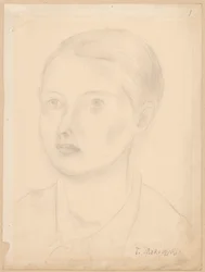 Portret młodej dziewczyny