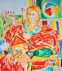 Portret pełnej życia kobiety