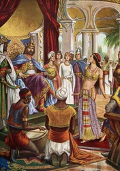 Kultura arabsko-normańska: „” Splendor dworu królewskiego Rogera II z Hauteville (Ruggero Altavilla) (1097-1154), założyciela monarchii Sycylii” (kultura normańsko-arabsko-bizantyjska (kultura normańsko-sycylijska): The królewski dwór Rogera II samego sieb