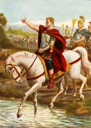 Juliusz Cezar przekracza Rubikon