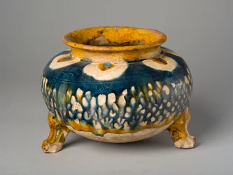 Miska na trzech nogach, prowincja Henan (ceramiczna)