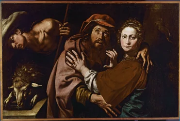 Jakub i Rebeka, ok. 1625 (olej na płótnie)
