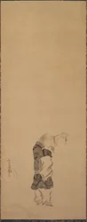 Kenshu, mnich z krewetkami, ok. 1600-1640.
