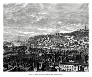 Lyon, Francja, XIX w.