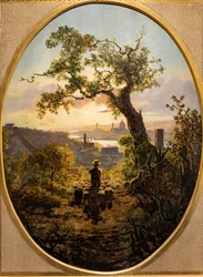 Krajobraz Florencji ze wzgórza św. Miniato