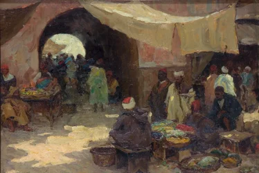 „Wschodnia scena bazarowa”, 1880-1936