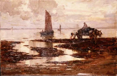 Cichy wieczór (olej na płótnie)