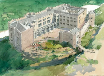 Zamek Berry Pomeroy, początek XVII w., ok. 1990-2010