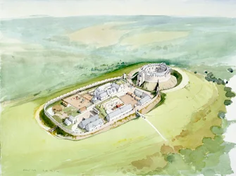 Zamek Restormel, XIV wiek, ok. 1990-2010