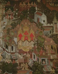Narodziny księcia, Wat Suthat, Bangkok