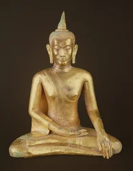 Budda siedzący w medytacji (brąz)
