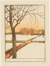 śnieżny krajobraz