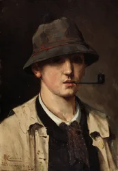 Autoportret, ok. 1880 (olej na płótnie)