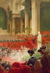 Ceremonia w Panteonie z okazji stulecia urodzin Victora Hugo (1802-1885) 26 lutego 1902