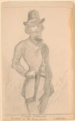 Kopia obrazu H. Daumiera autorstwa Th. Rousseau w Luwrze