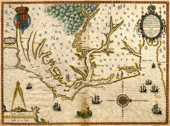 Americae Pars, Nunc Virginia... (Mapa Wirginii)