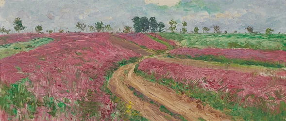 Pole Sainfoin koło Znaim II, ok. 1893 (olej na płótnie na drewnie)
